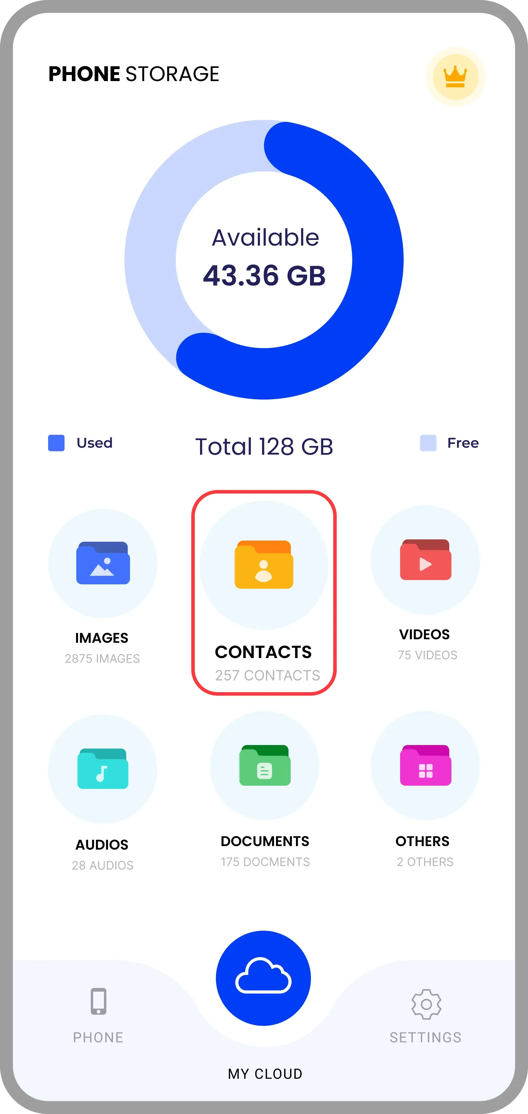 Upload UI Screenshot