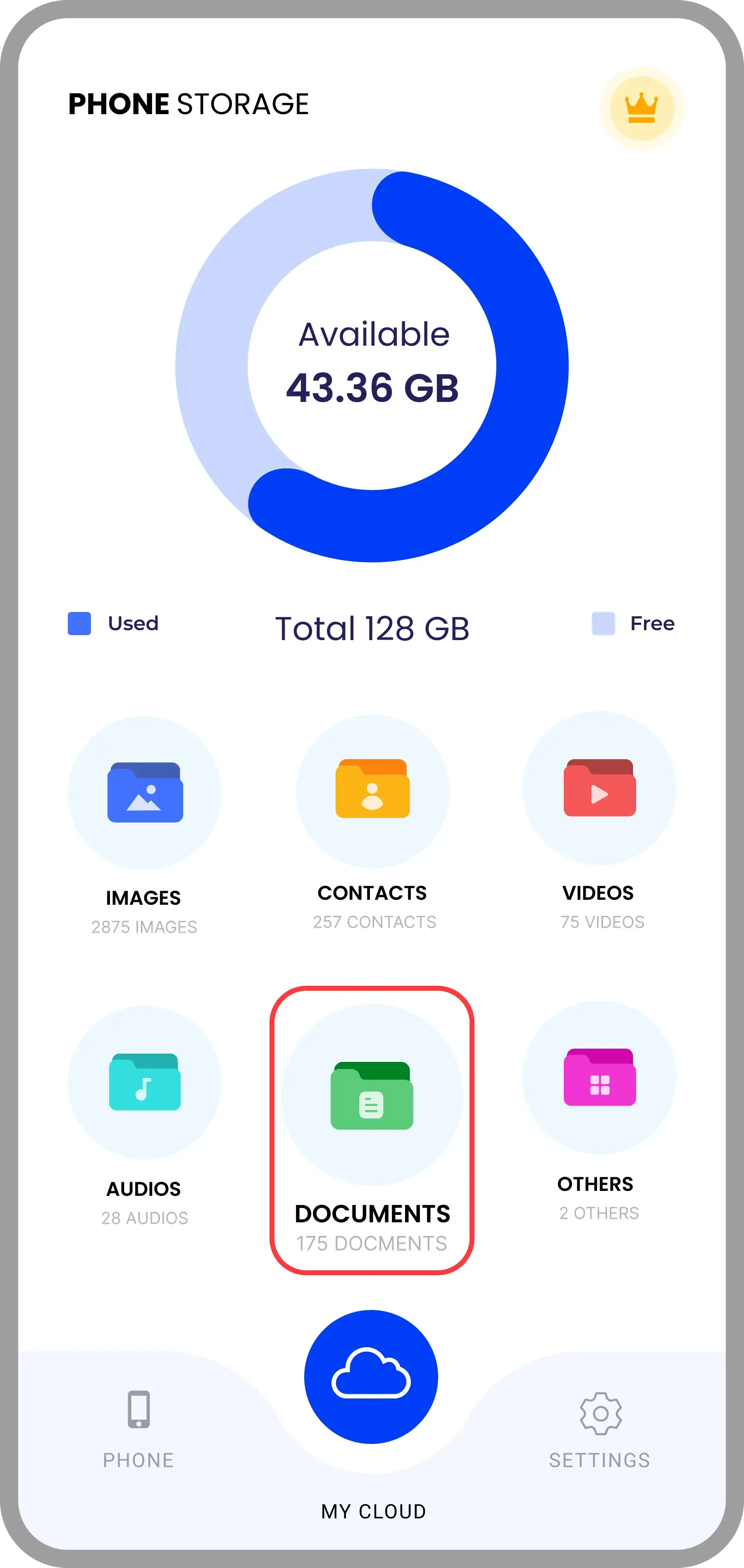 Upload UI Screenshot