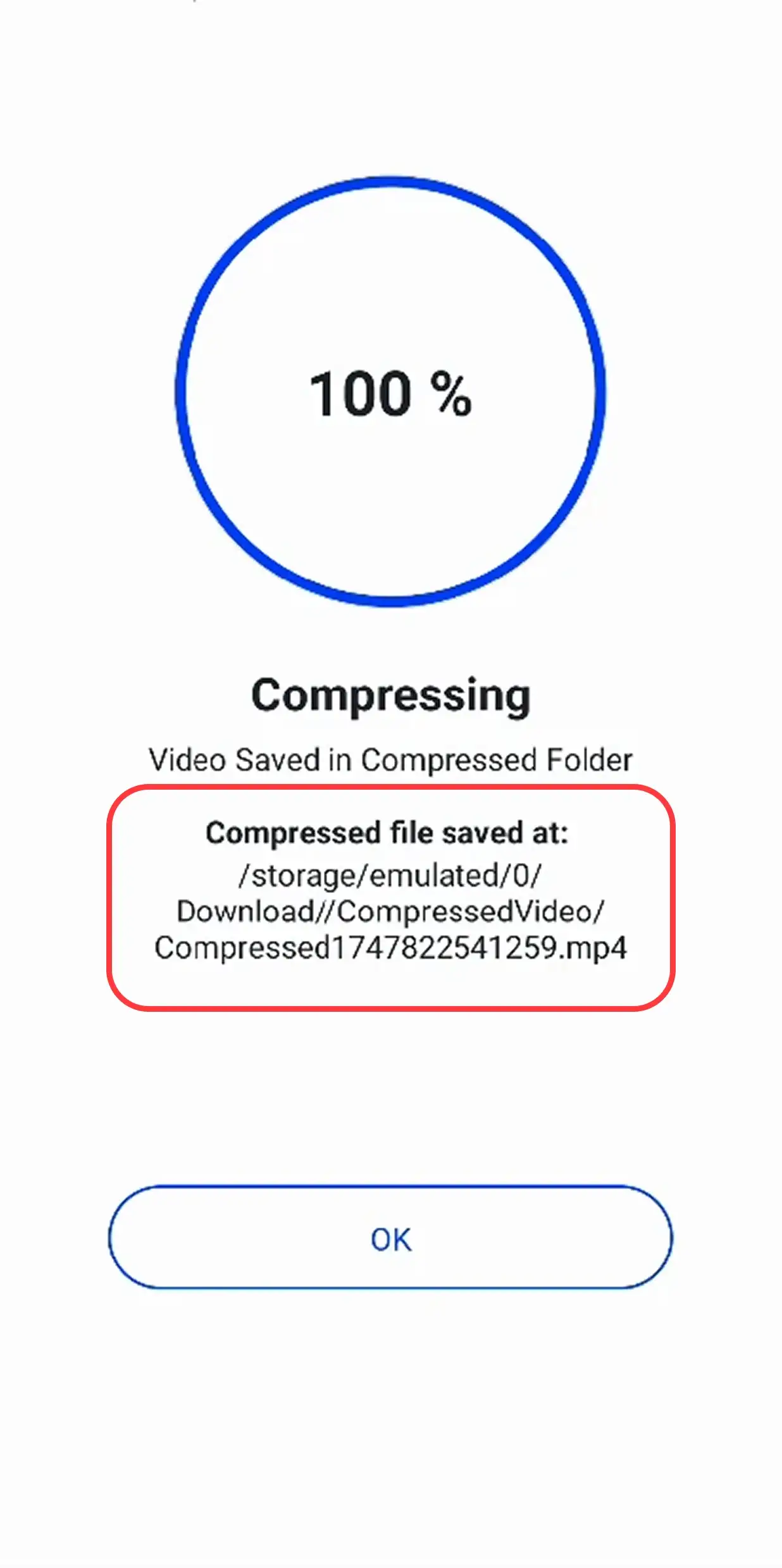 Upload UI Screenshot