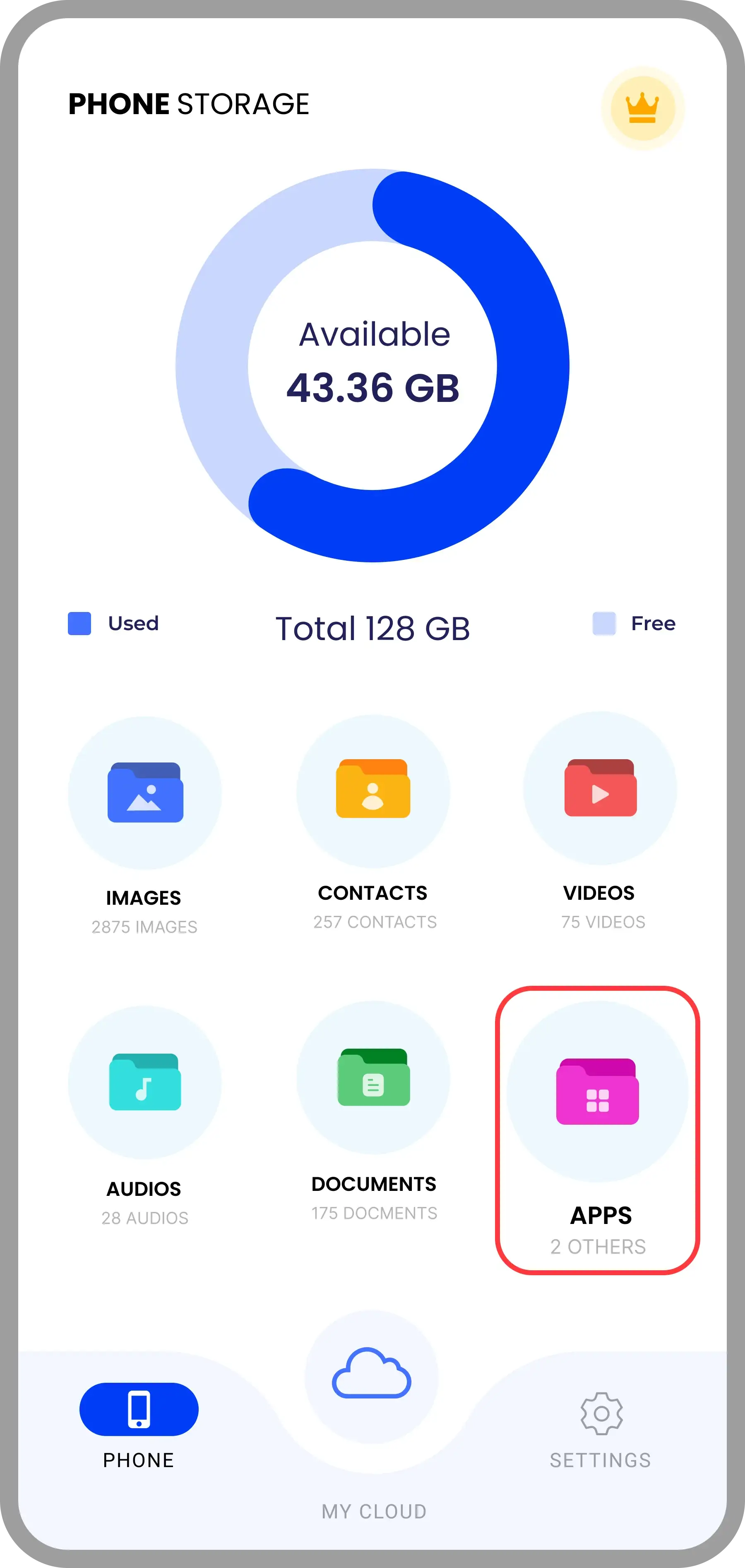 Upload UI Screenshot