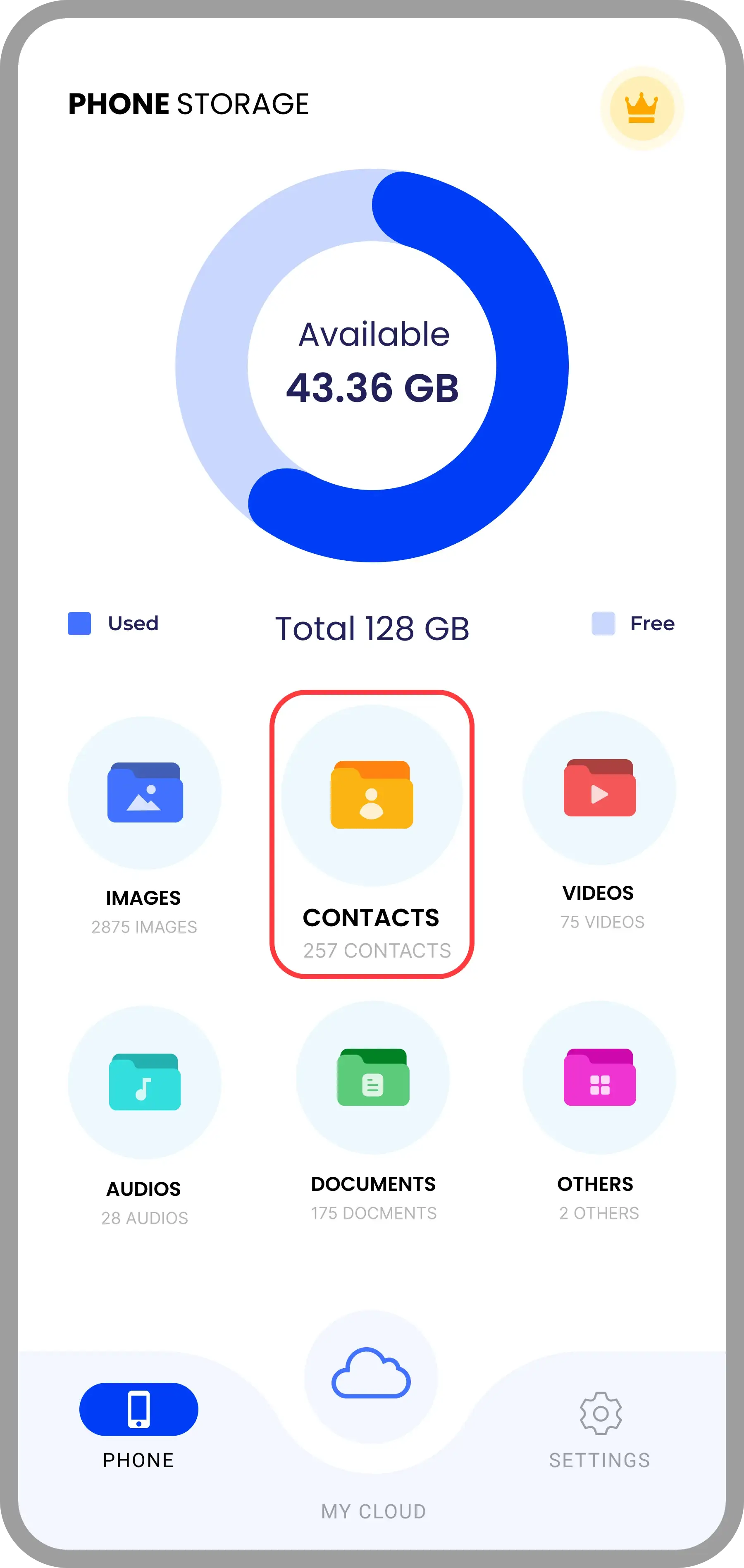 Upload UI Screenshot