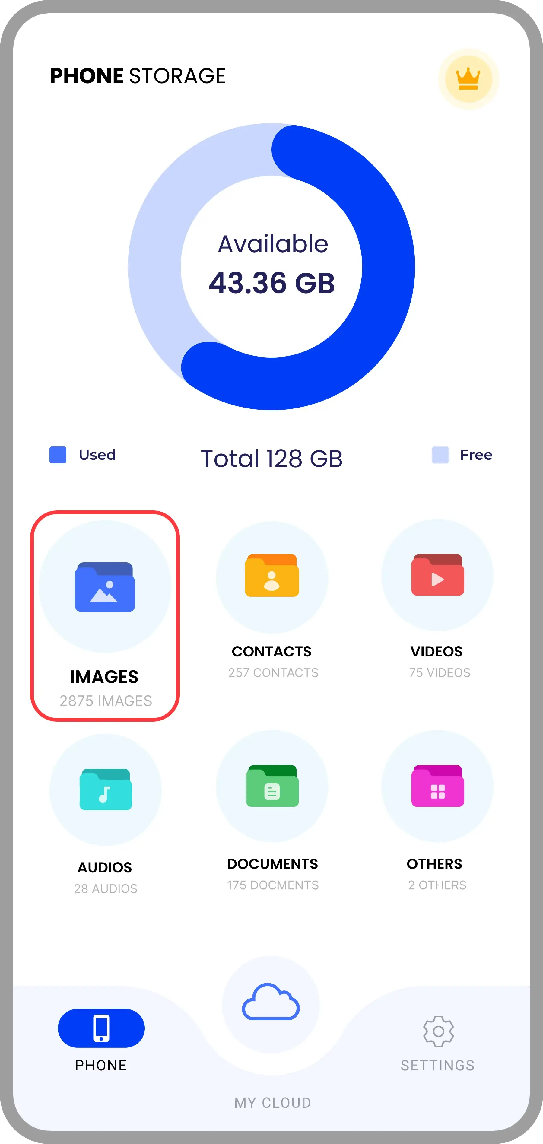 Upload UI Screenshot
